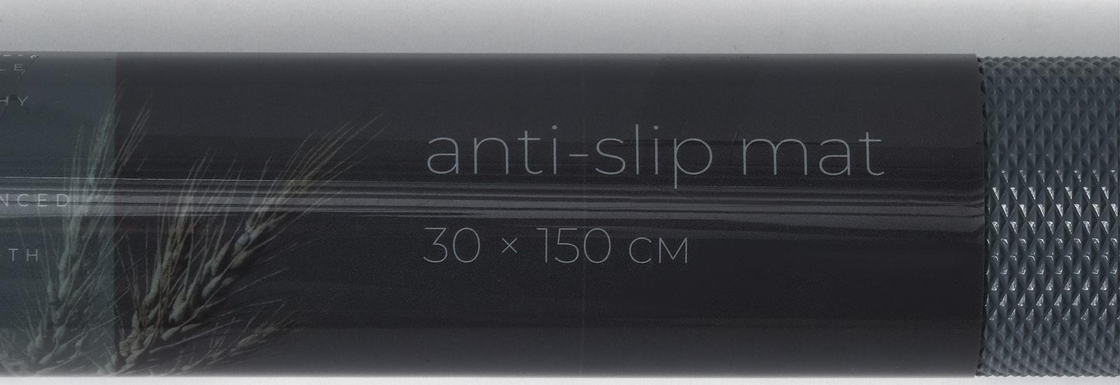 Коврик противоскользящий LaDо́m Elegiam, 30×150 см, цвет серый
