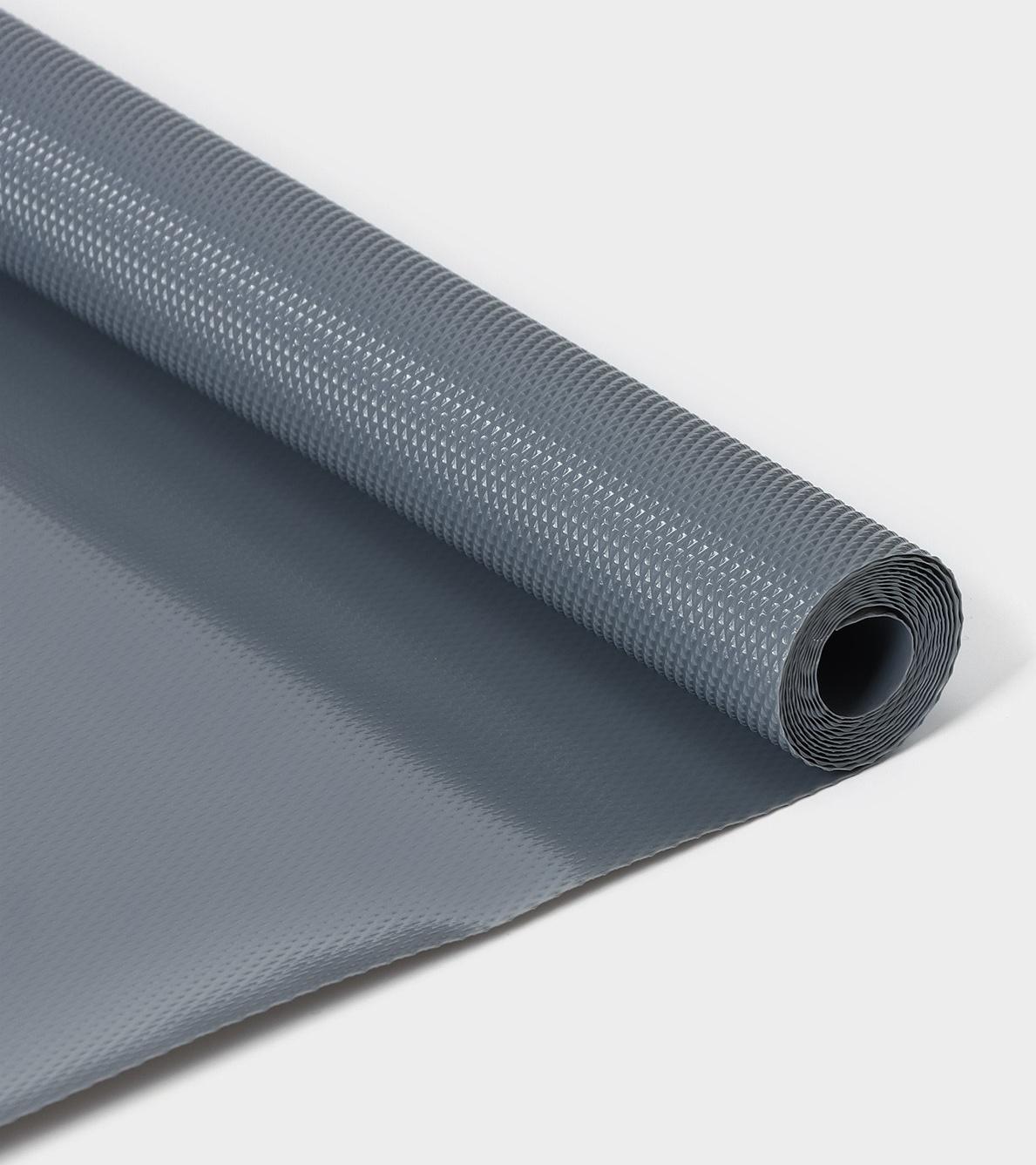 Коврик противоскользящий LaDо́m Elegiam, 30×150 см, цвет серый