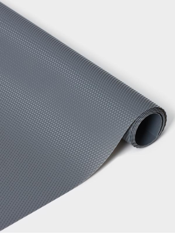 Коврик противоскользящий LaDо́m Elegiam, 30×150 см, цвет серый