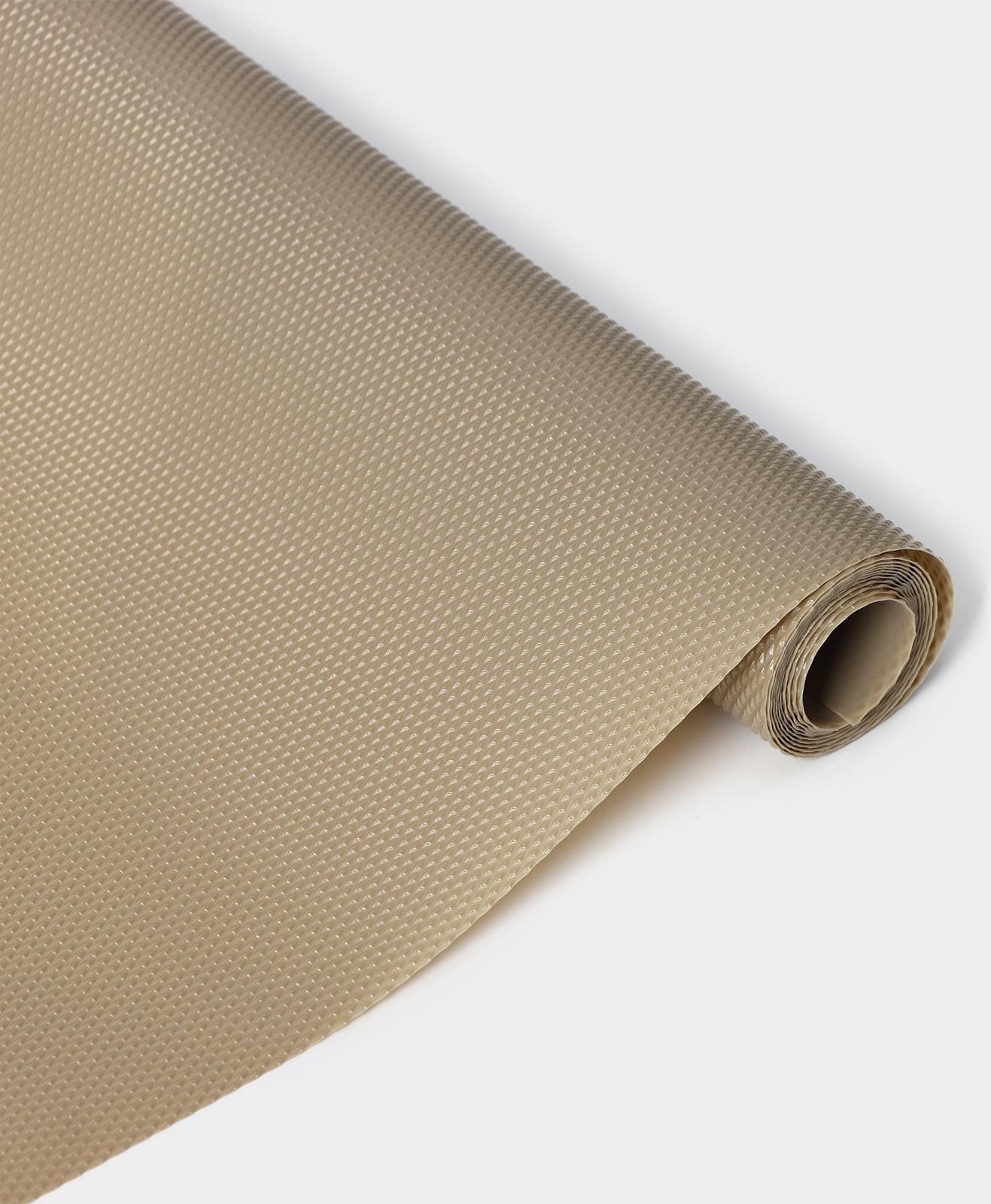 Коврик противоскользящий LaDо́m Elegiam, 30×150 см, цвет бежевый