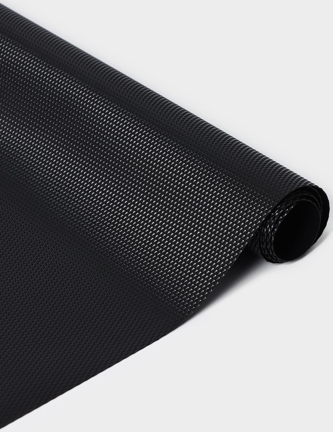 Коврик противоскользящий LaDо́m Elegiam, 30×150 см, цвет чёрный