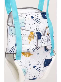 Прыгунки №1, 2в1 «Космос» (прыгунки, качели, тарзанка)