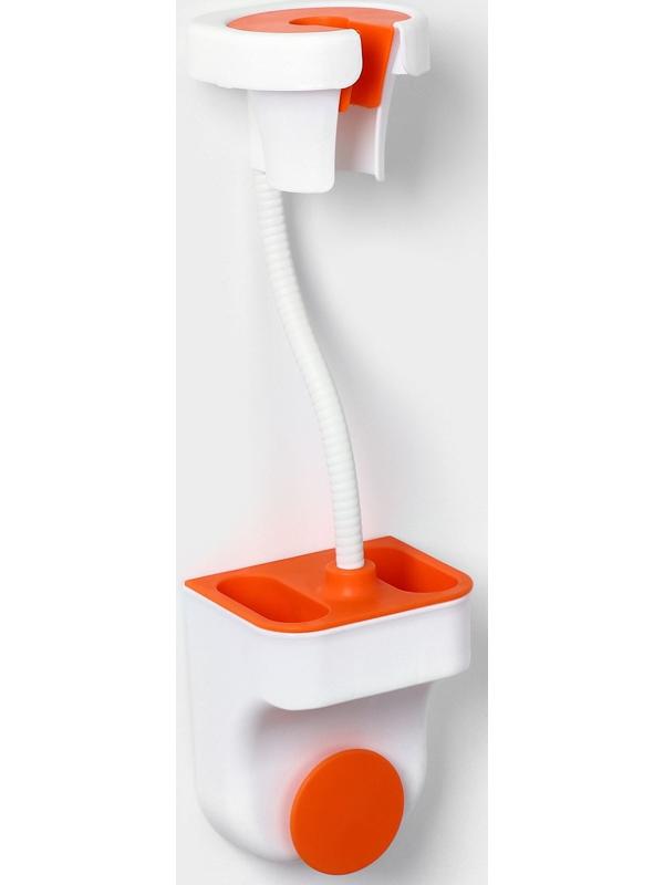 Органайзер для ванных принадлежностей, 33,5×9×7,5 см, цвет белый