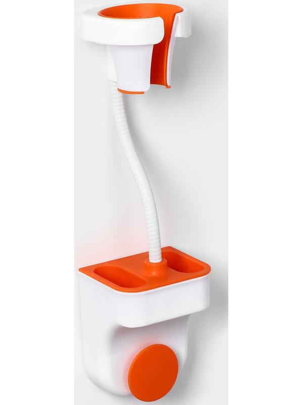 Органайзер для ванных принадлежностей, 33,5×9×7,5 см, цвет белый