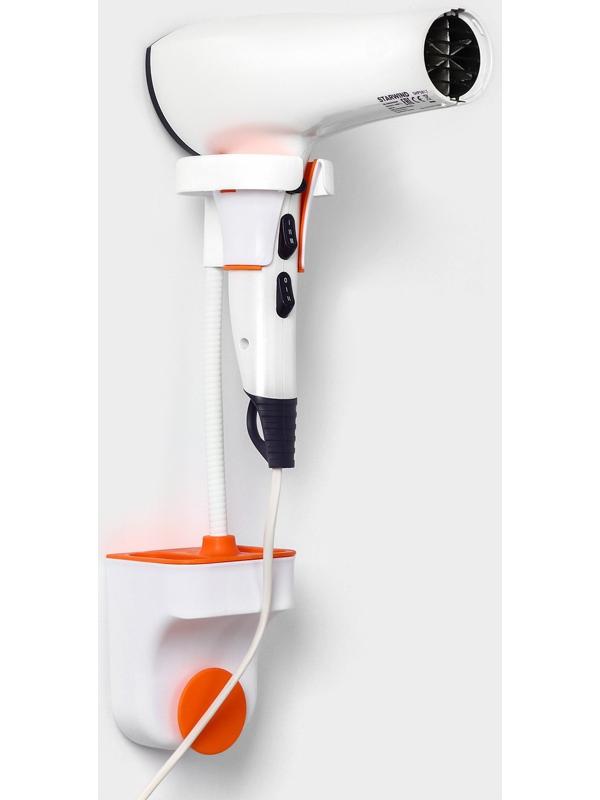 Органайзер для ванных принадлежностей, 33,5×9×7,5 см, цвет белый