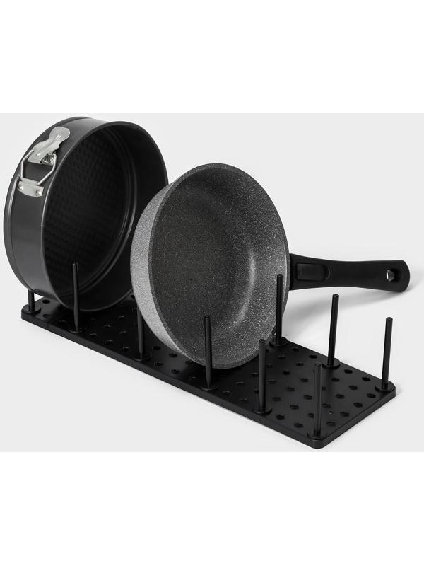 Органайзер для ящиков с регулировкой размера, 45×15×10 см, цвет чёрный