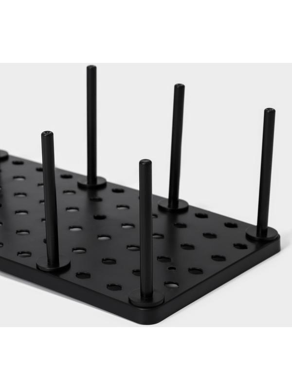 Органайзер для ящиков с регулировкой размера, 45×15×10 см, цвет чёрный