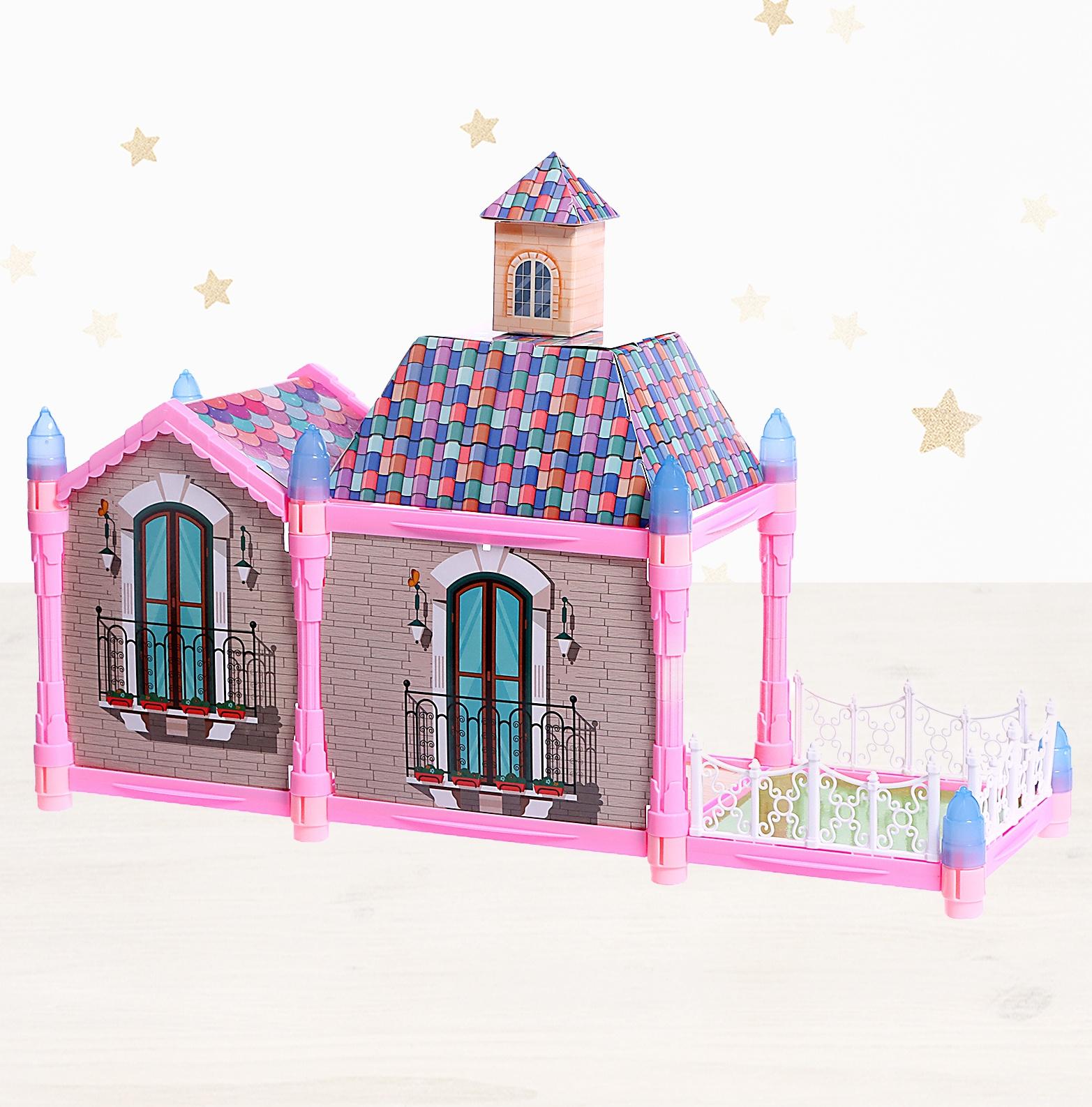 Дом для кукол «Сказочная жизнь» с куклой, питомцем и аксессуарами, свет
