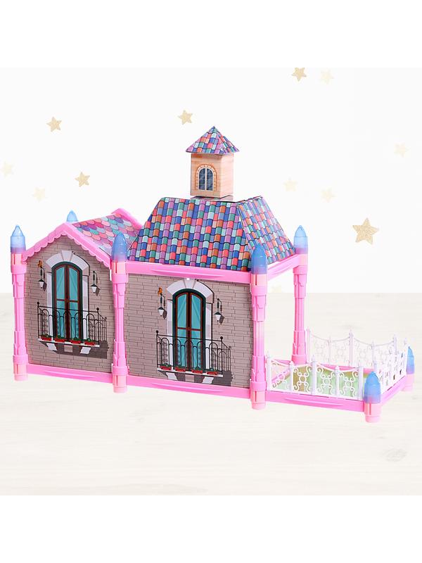 Дом для кукол «Сказочная жизнь» с куклой, питомцем и аксессуарами, свет