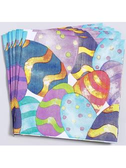 Салфетки бумажные «Пасхальные яички», 33х33 см, набор 20 шт