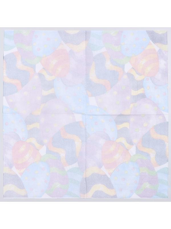 Салфетки бумажные «Пасхальные яички», 33х33 см, набор 20 шт