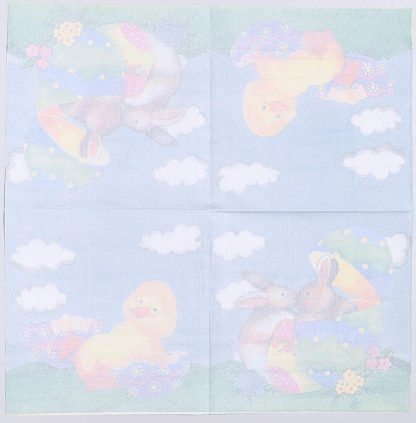 Салфетки бумажные «Птенчик», 33х33 см, набор 20 шт