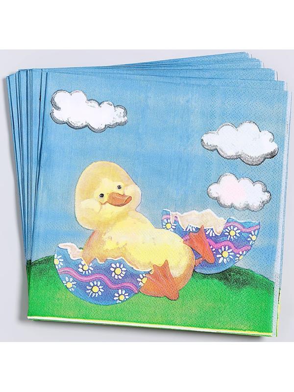 Салфетки бумажные «Птенчик», 33х33 см, набор 20 шт