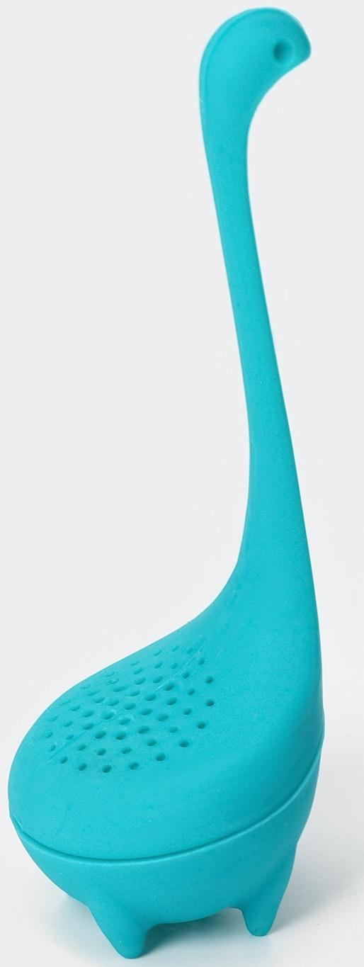 Ситечко для заваривания чая «Динозавр», 14,5 см, цвет бирюзовый