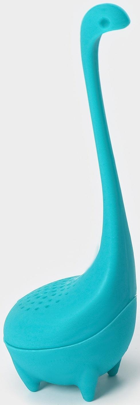 Ситечко для заваривания чая «Динозавр», 14,5 см, цвет бирюзовый