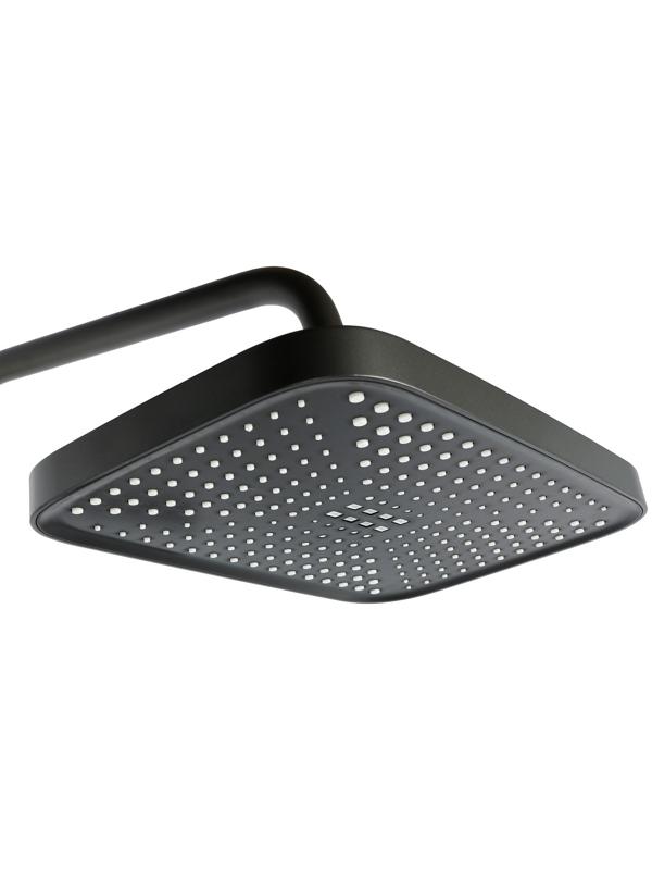 Душевая система ZEIN Z3683, верхняя и ручная лейка, ПВХ шланг, гигиенический набор, графит