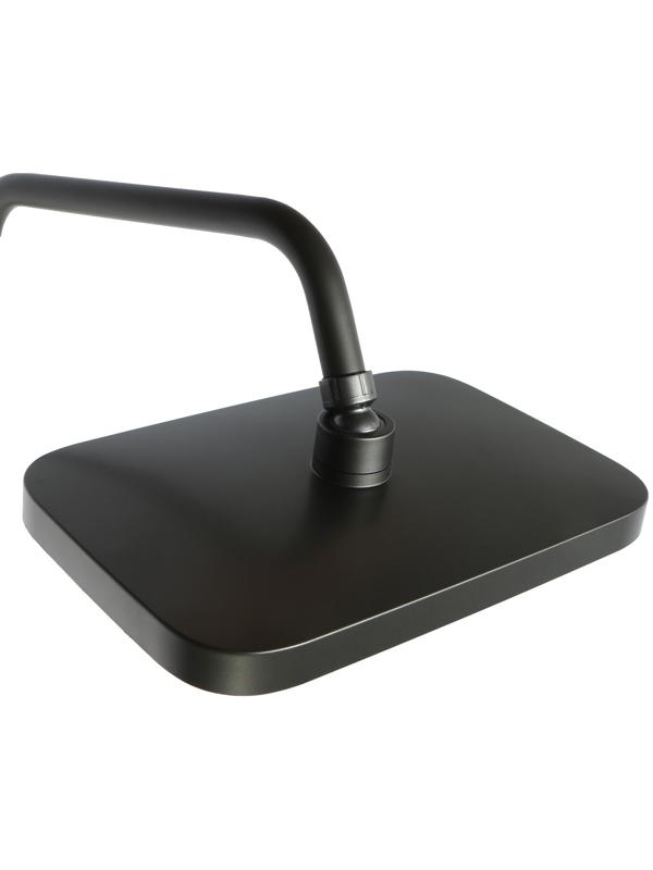 Душевая система ZEIN Z3683, верхняя и ручная лейка, ПВХ шланг, гигиенический набор, графит