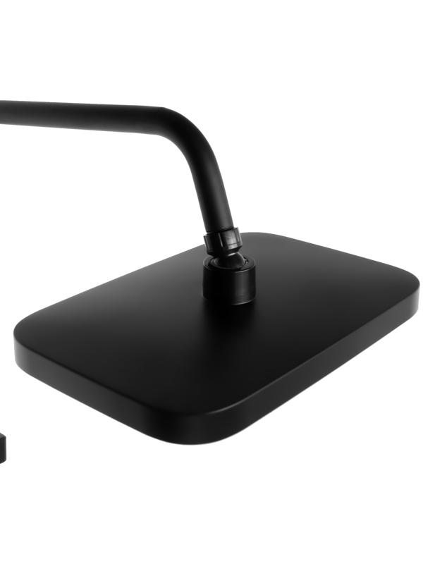 Душевая система ZEIN Z3684, верхняя и ручная лейка, ПВХ шланг, гигиенический набор, черная