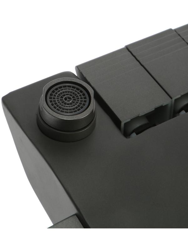 Душевая система ZEIN Z3685, верхняя и ручная лейка, ПВХ шланг, гигиенический набор, графит