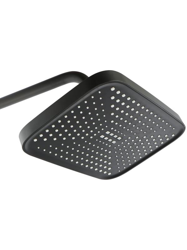 Душевая система ZEIN Z3685, верхняя и ручная лейка, ПВХ шланг, гигиенический набор, графит