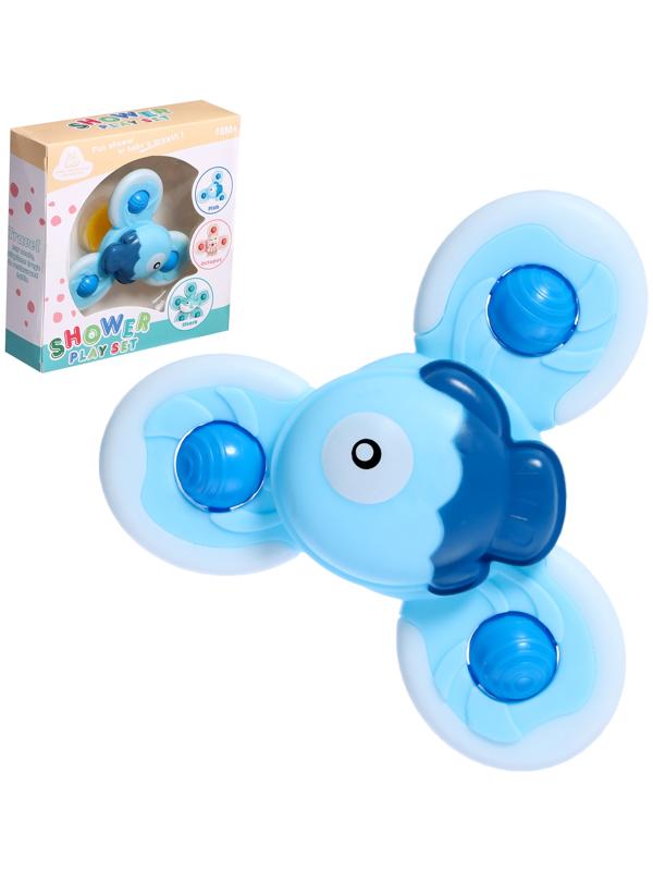 Спиннер для ванной «Рыбка», на присоске