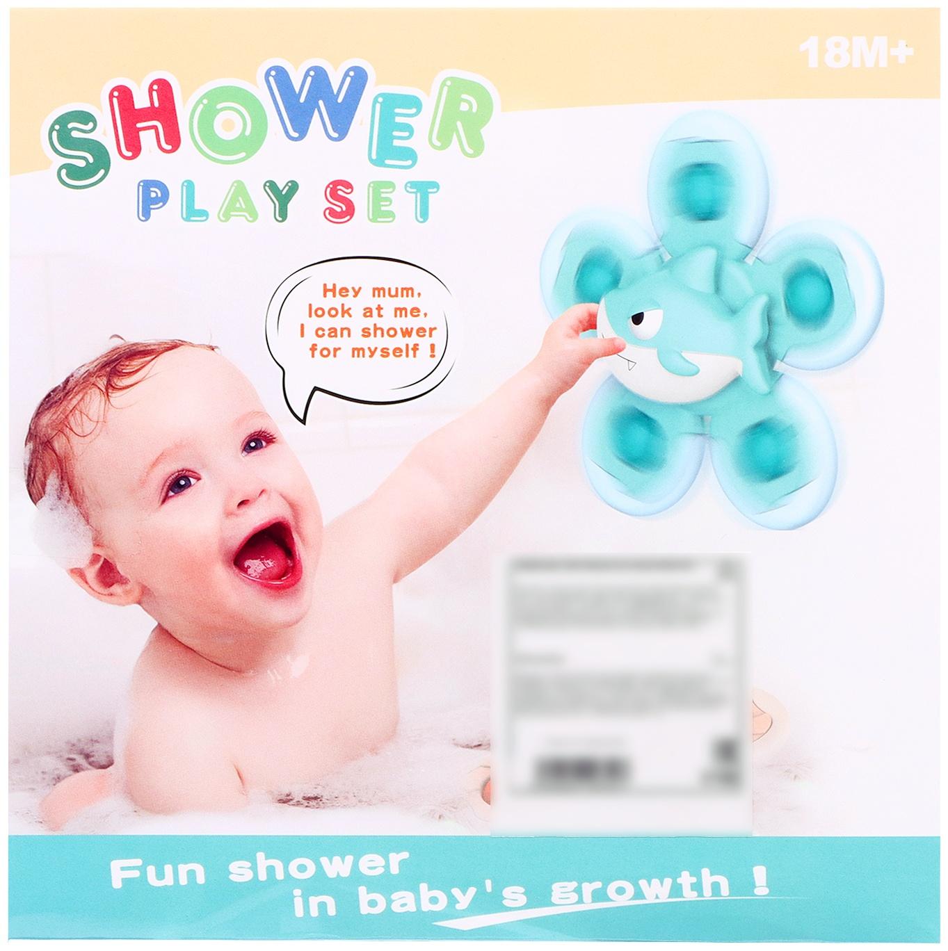 Спиннер для ванной «Осьминожка», на присоске