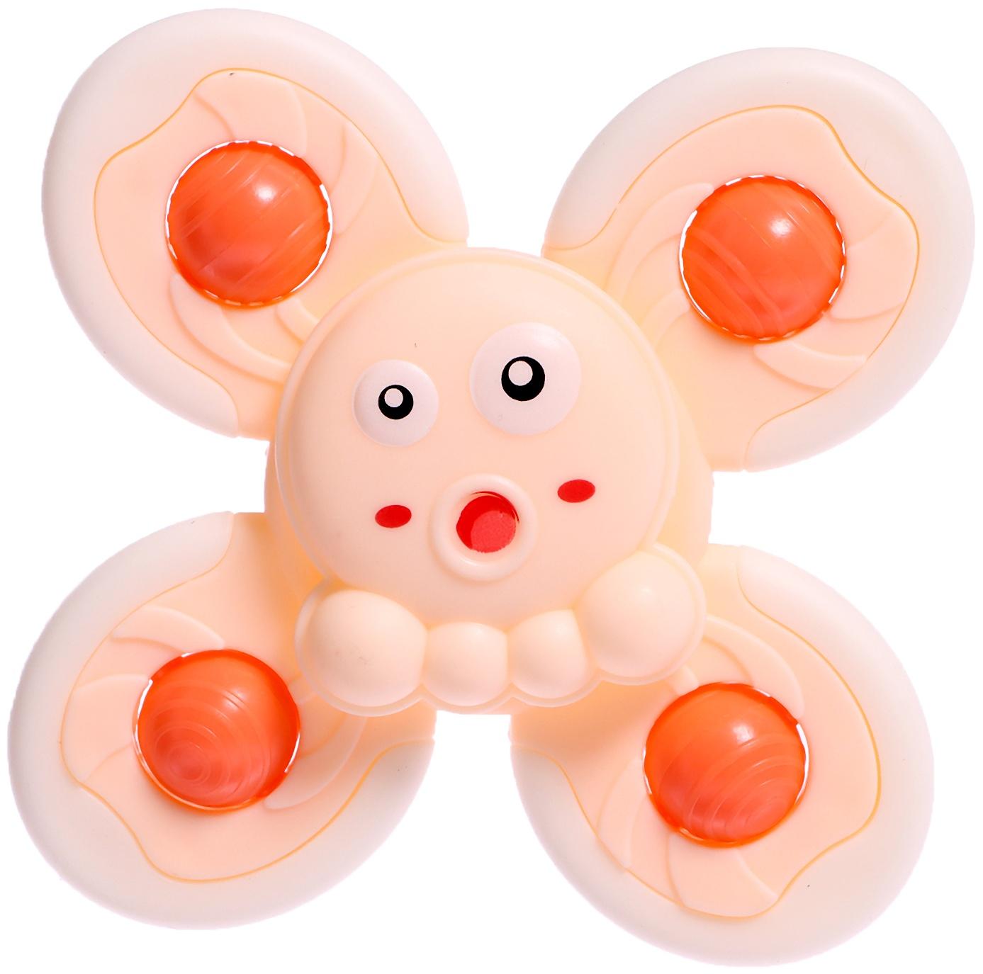 Спиннер для ванной «Осьминожка», на присоске