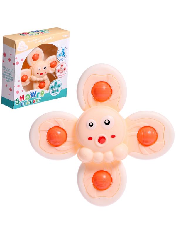 Спиннер для ванной «Осьминожка», на присоске