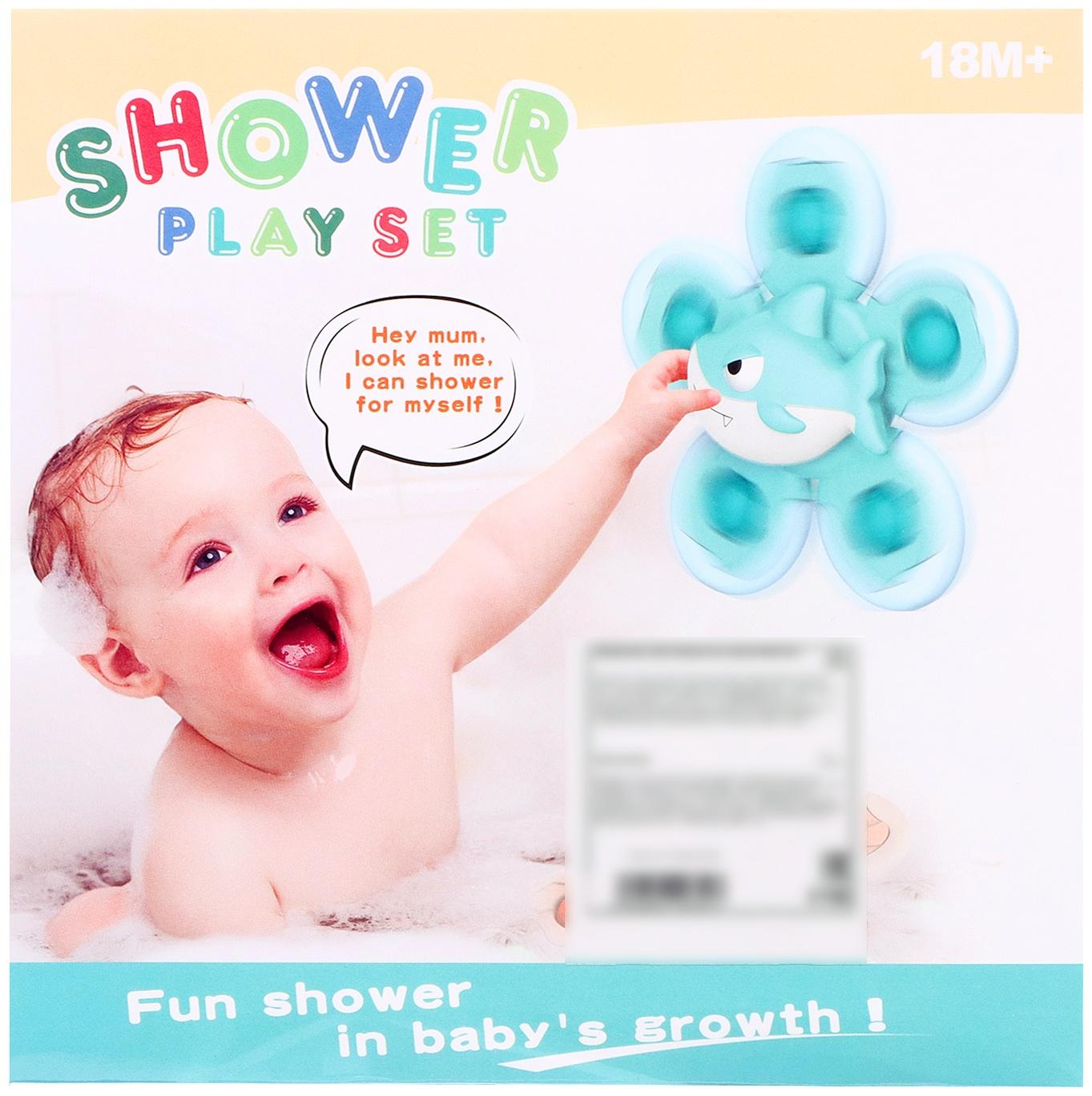 Спиннер для ванной «Крабик», на присоске