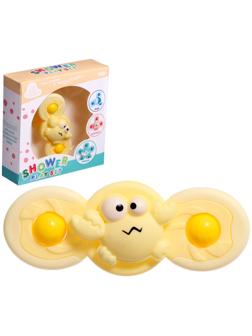 Спиннер для ванной «Крабик», на присоске