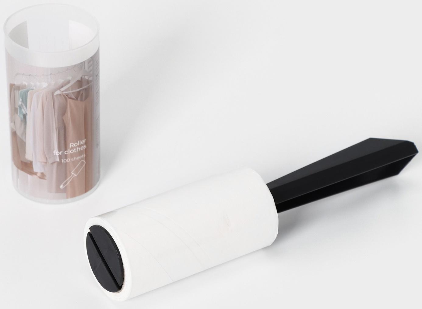 Ролик для чистки одежды в футляре LaDо́m, 100 листов