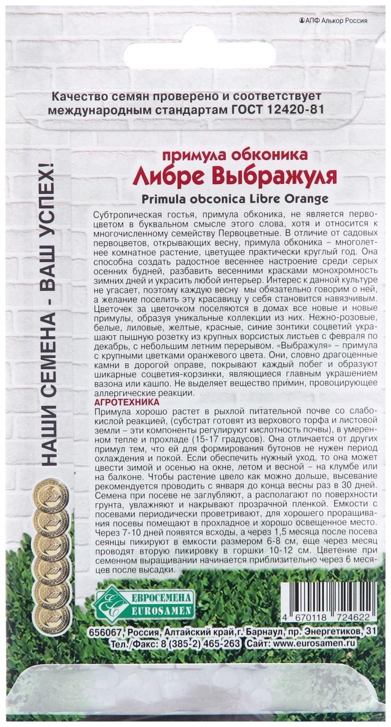 Семена Примула обконика 