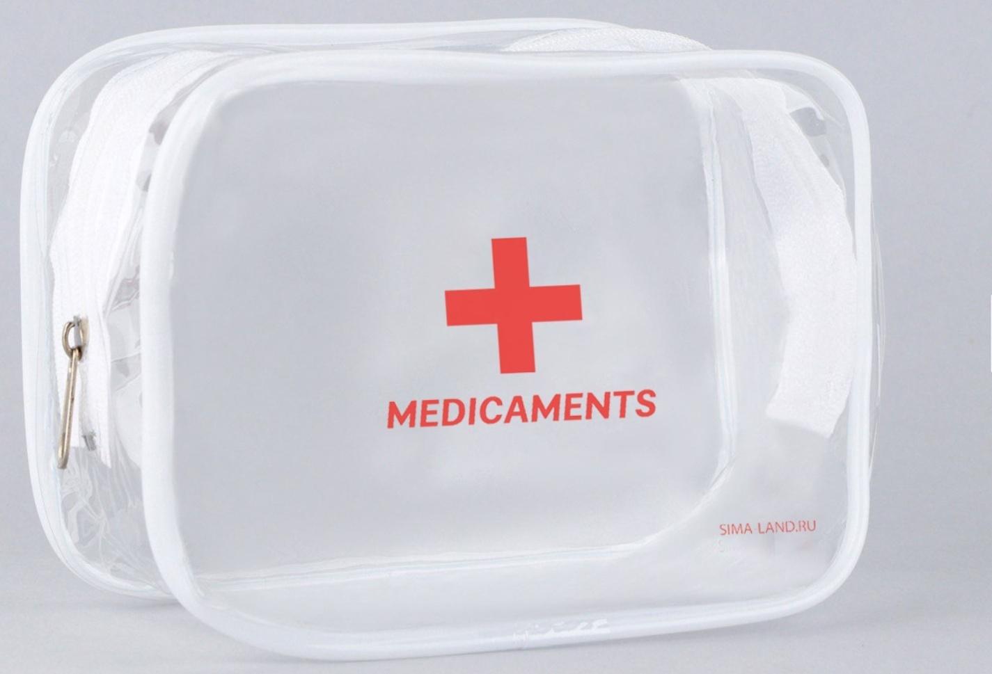 Аптечка дорожная прозрачная 