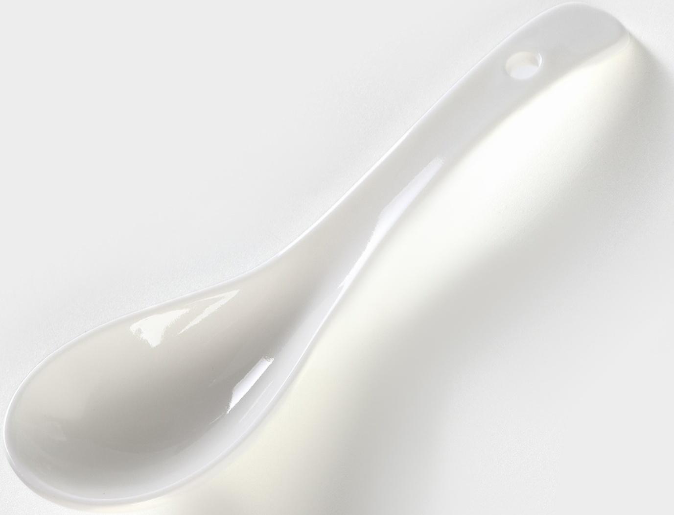 Супница фарфоровая с ложкой на бамбуковой подставке BellaTenero, 450 мл, 15×11,5×7,5 см, цвет белый