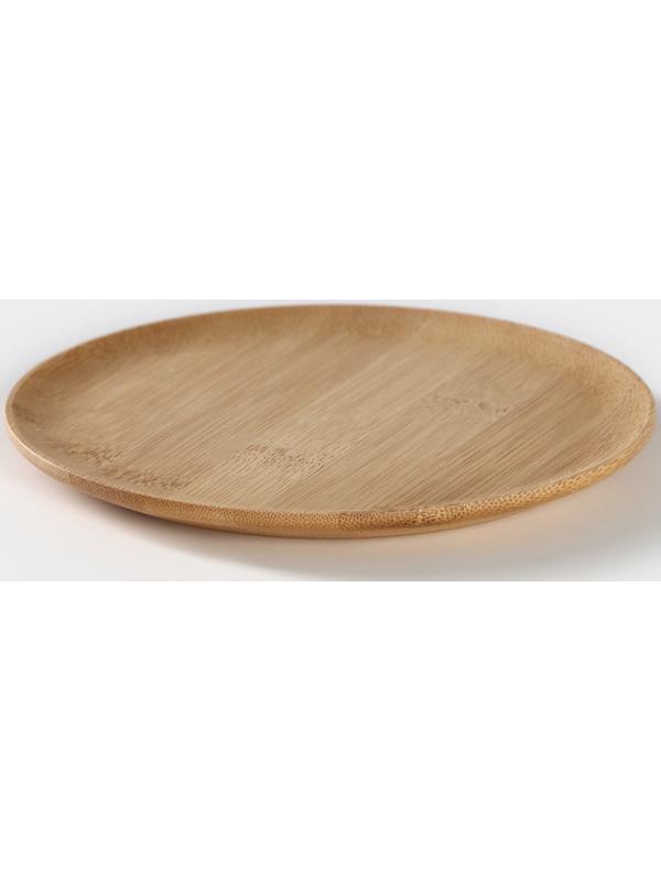 Супница фарфоровая с ложкой на бамбуковой подставке BellaTenero, 450 мл, 15×11,5×7,5 см, цвет белый