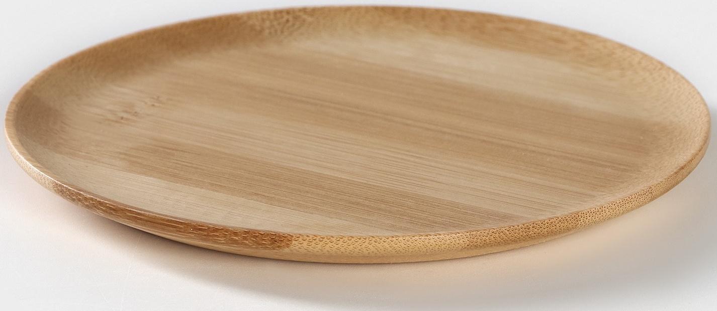 Супница фарфоровая с ручкой на бамбуковой подставке BellaTenero, 400 мл, 20,5×11,5×6,5 см, цвет белый