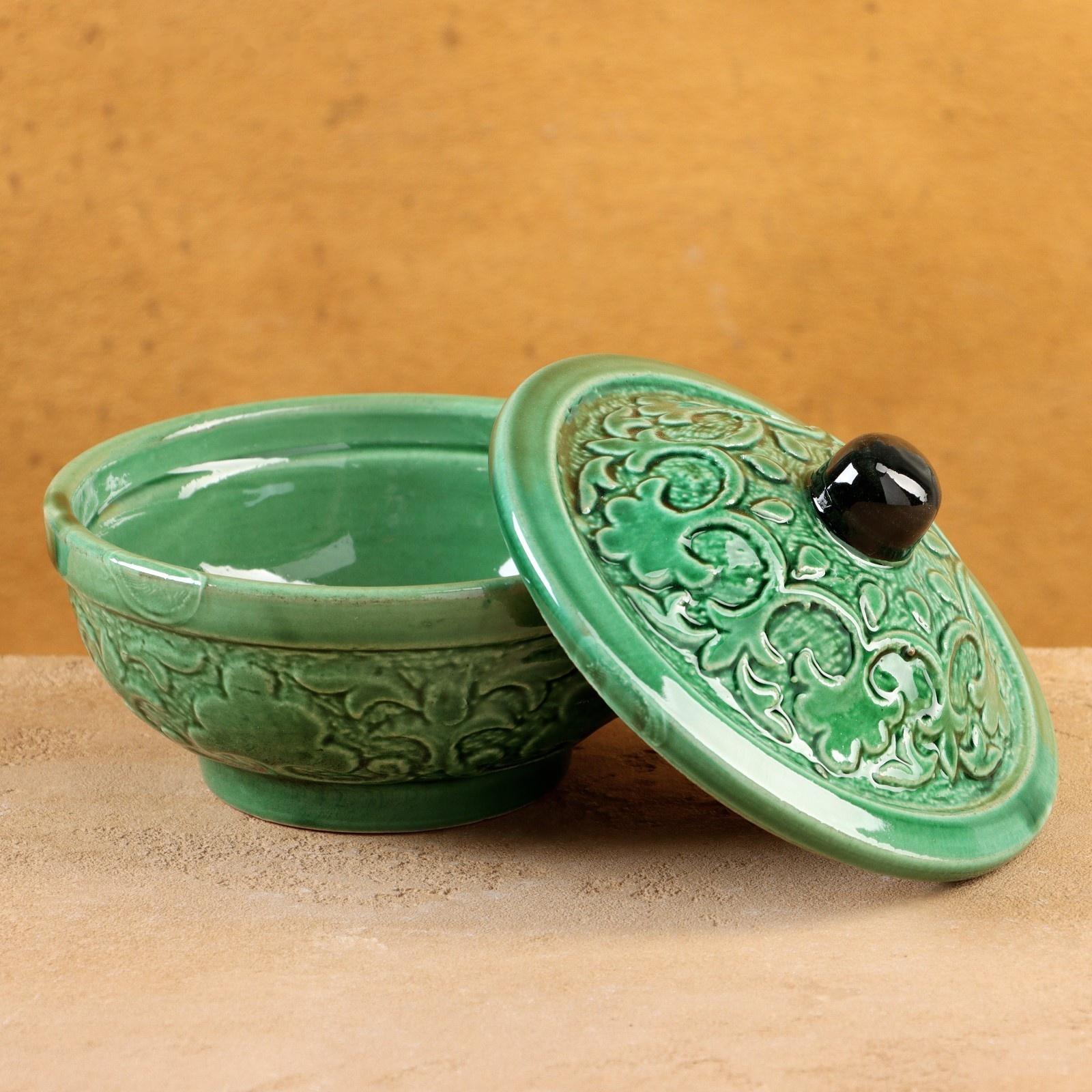 Сахарница керамическая Риштанская керамика 500мл