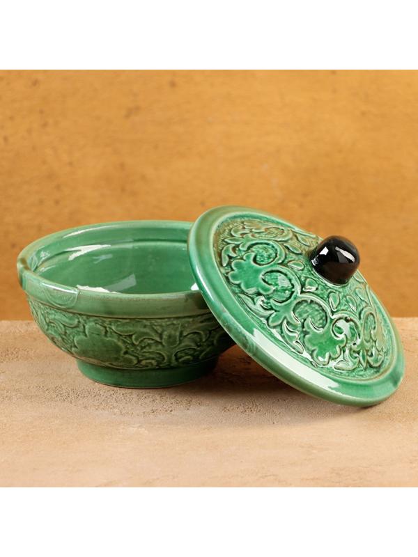 Сахарница керамическая Риштанская керамика 500мл