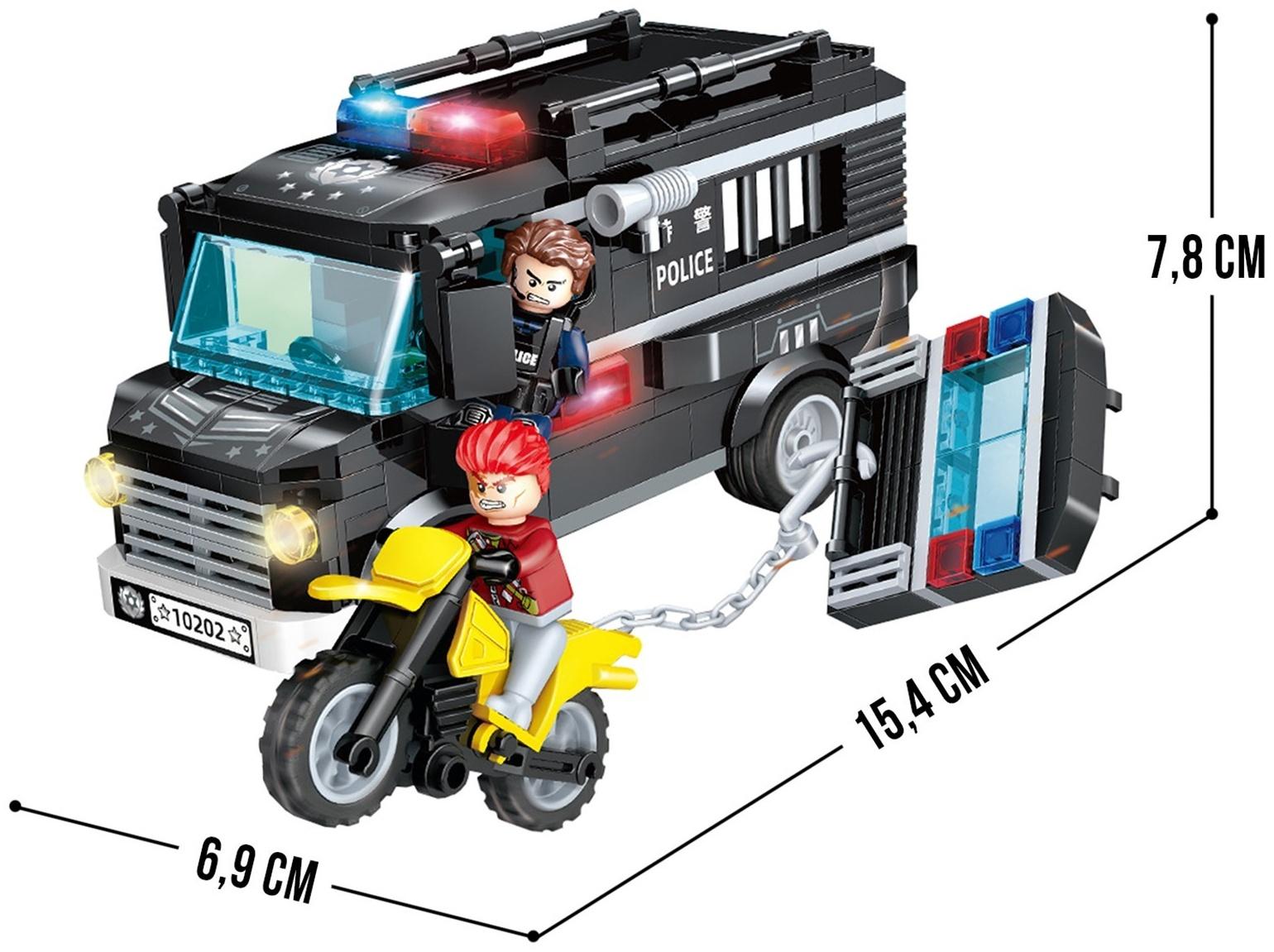 Конструктор GUDI «Спецназ. Броневик S.W.A.T.» 10202, 263 детали