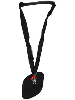 Ремень для триммера ТУНДРА, с защитой бедра, универсальный, быстросъемный карабин