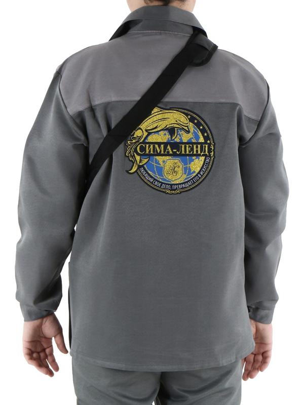 Ремень для триммера ТУНДРА, с защитой бедра, универсальный, быстросъемный карабин