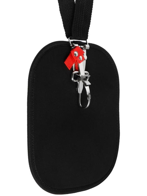 Ремень для триммера ТУНДРА, с защитой бедра, универсальный, быстросъемный карабин