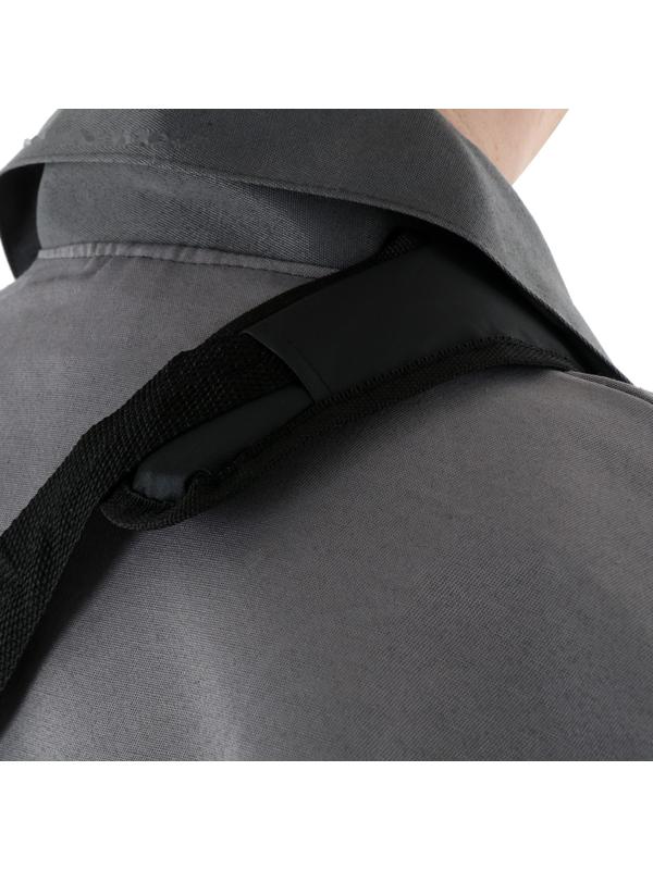 Ремень для триммера ТУНДРА, с защитой бедра, универсальный, быстросъемный карабин