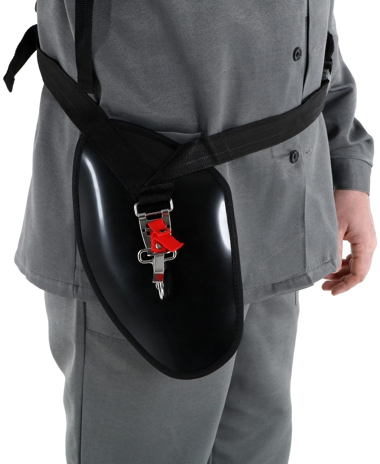 Ремень для триммера ТУНДРА, ранцевый, с защитой бедра, увеличенные мягкие накладки