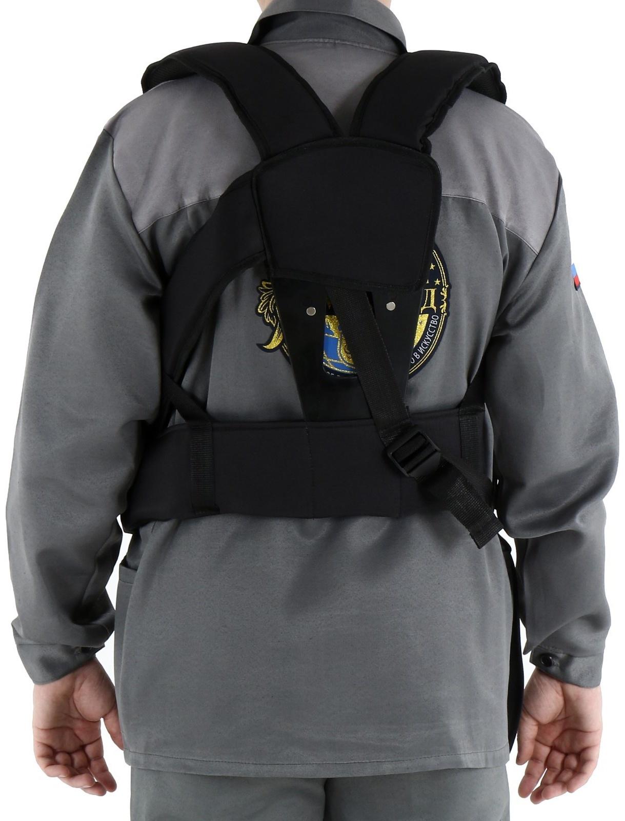 Ремень для триммера ТУНДРА, ранцевый, с защитой бедра, увеличенные мягкие накладки