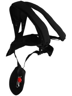 Ремень для триммера ТУНДРА, ранцевый, с защитой бедра, увеличенные мягкие накладки