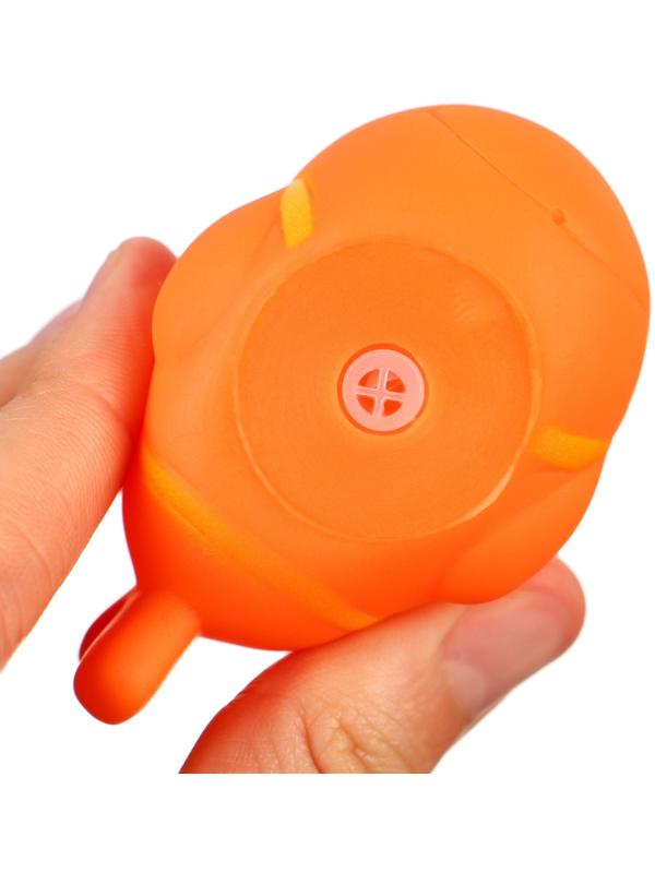 Набор игрушек для ванны «Рыбка клоун», 10 см, с пищалкой, 5 шт, Крошка Я