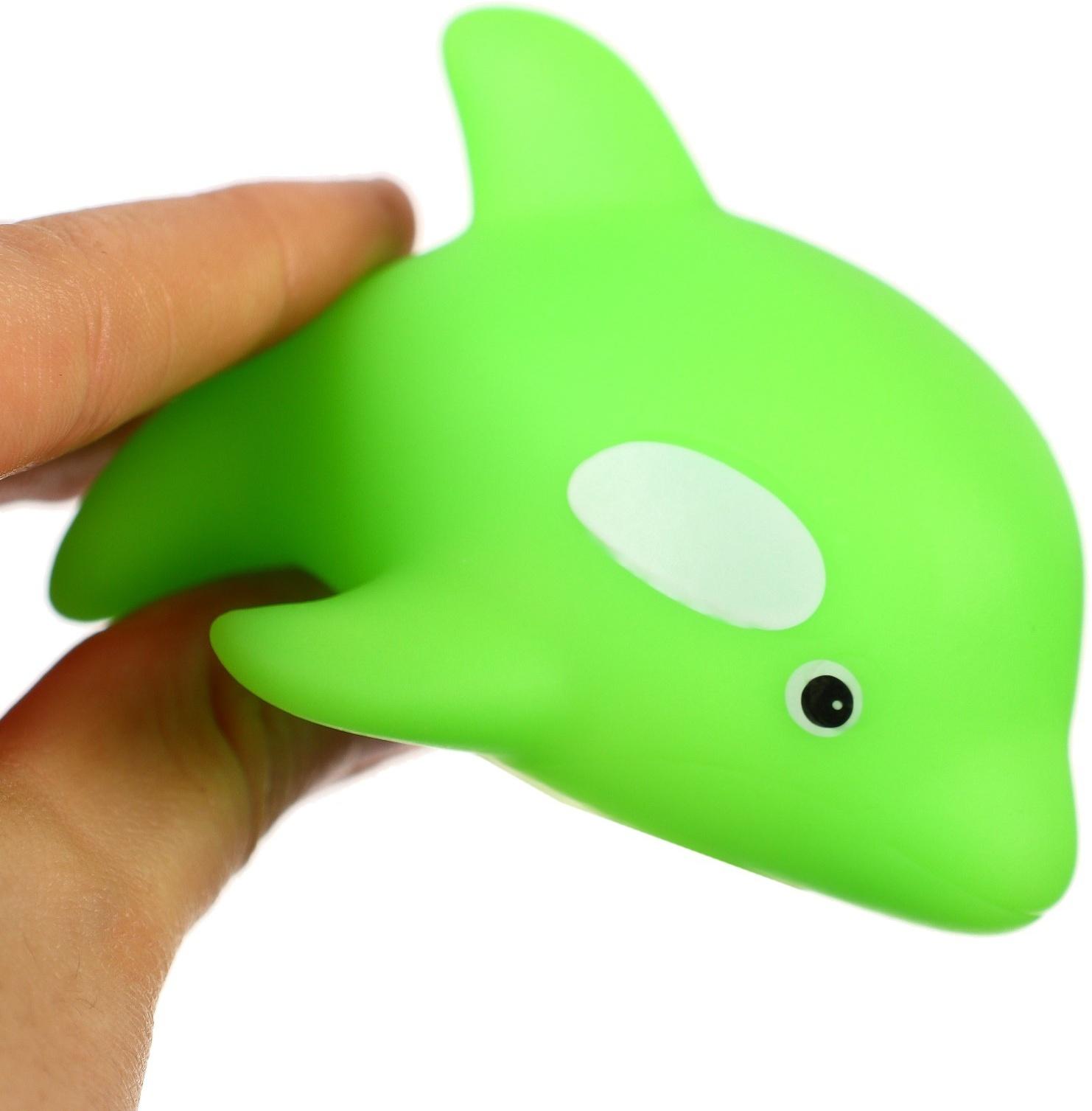 Набор игрушек для ванны «Океан», 6 шт, с пищалкой, Крошка Я