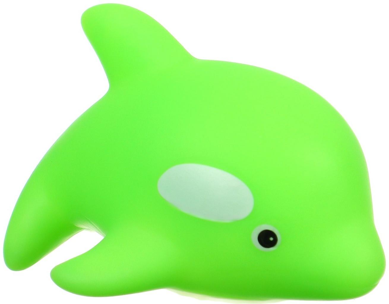 Набор игрушек для ванны «Океан», 6 шт, с пищалкой, Крошка Я