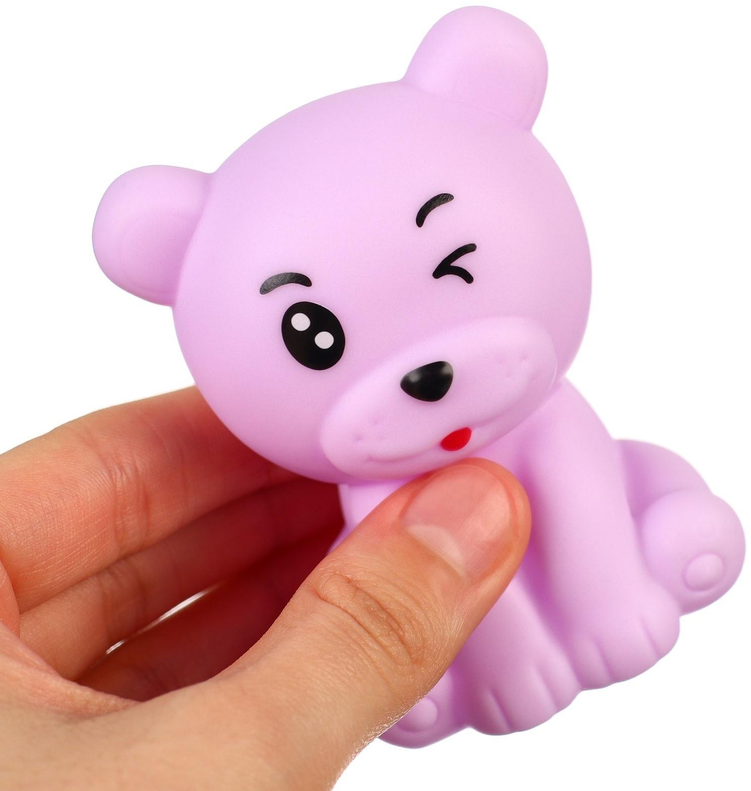 Набор игрушек для ванны «Давай играть», с пищалкой, 6 шт, Крошка Я